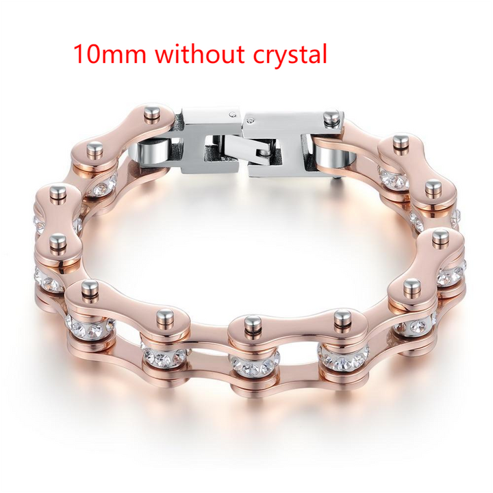 Simple Men's Titanium Steel Bicycle Bracelet