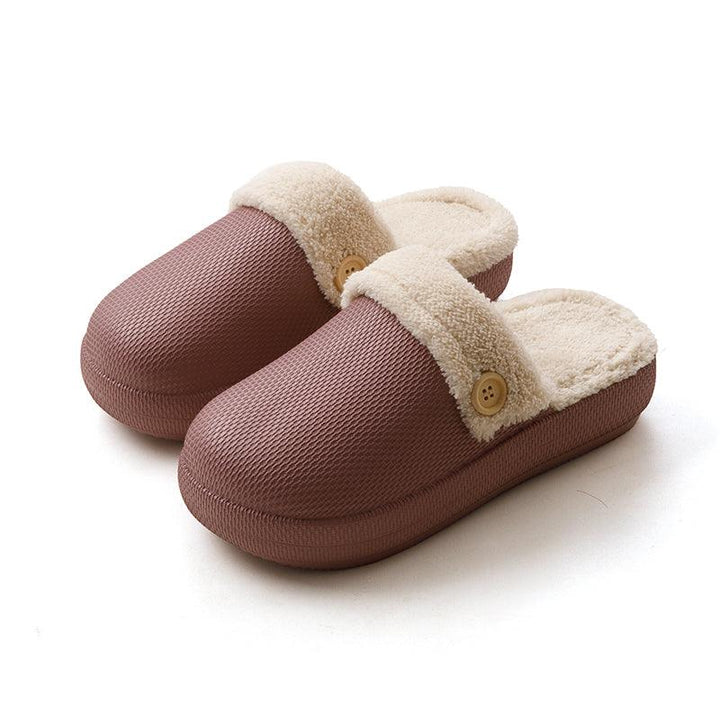 Home Household Couple Non-slip Cotton Slippers