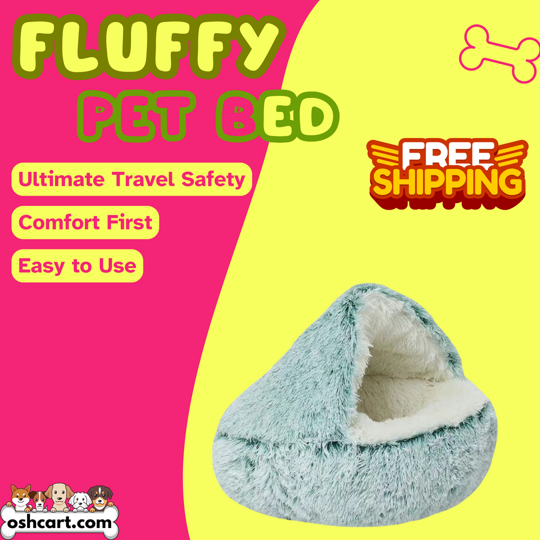 Zylo CozyNook Fluffy Pet Bed