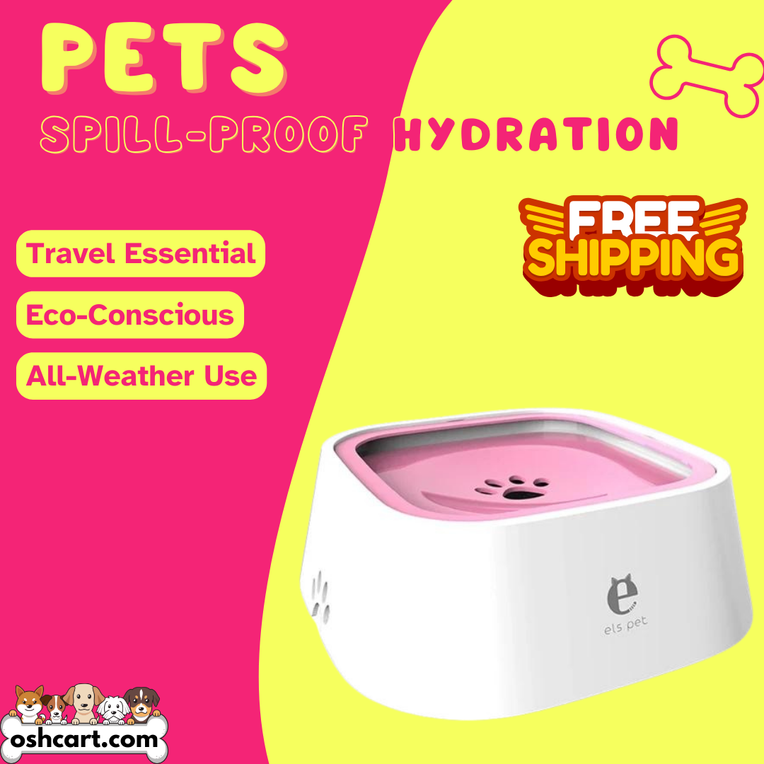 Zylo Anti-Splash Pet Waterer - Spill-Proof Hydration