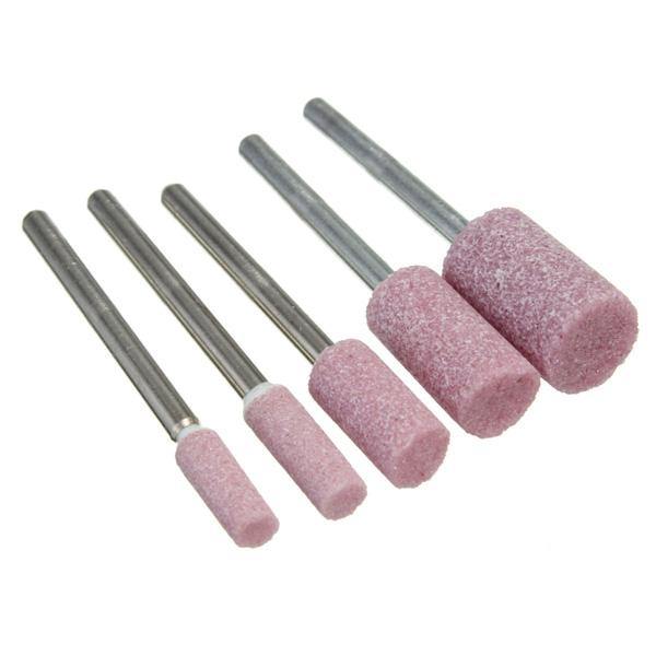 10pcs AbrasivE-mounted Stone Rotary Tool 1/8 Shank For Dremel