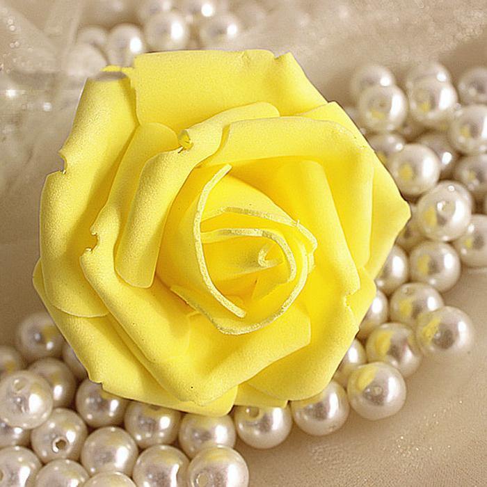 50pcs 7.5cm Artificial Simulation Foam Rose Bouquet Flower Ball Wedding Party Home Decoration