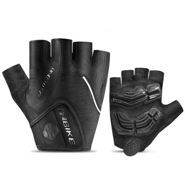 Shockproof Gel Pad Half Finger Cycling Gloves