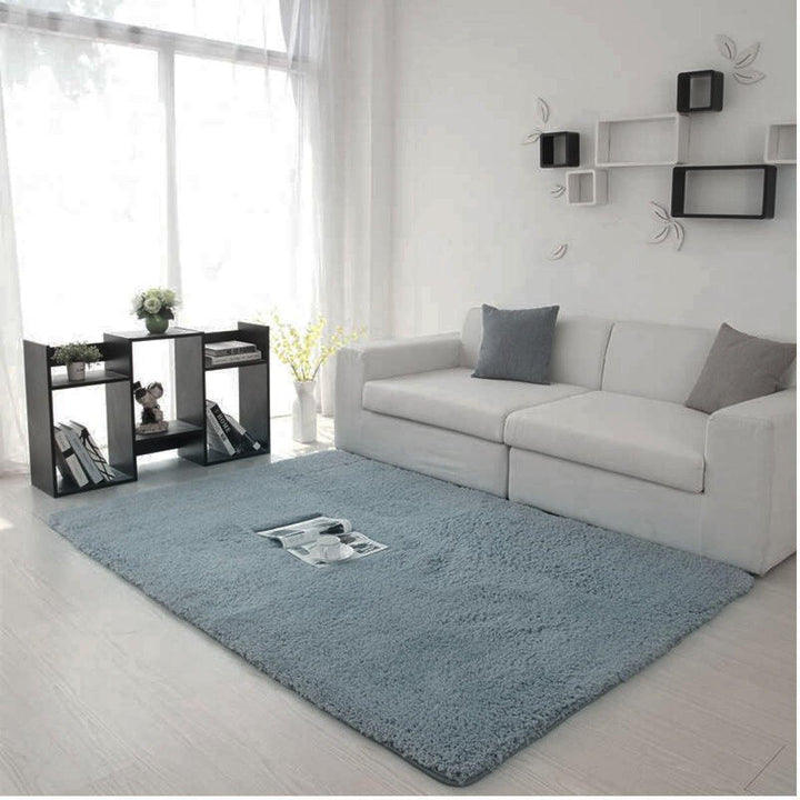 160x230cm Modern Soft Fluffy Floor Rug Anti-skid Shag Shaggy Area Rug Home Bedroom Dining Room Carpet Child Play Mat Yoga Mat