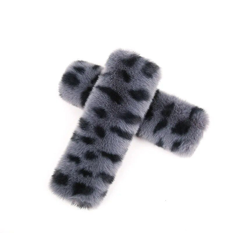 Luxurious Leopard Print Car Seat Belt Shoulder Pad