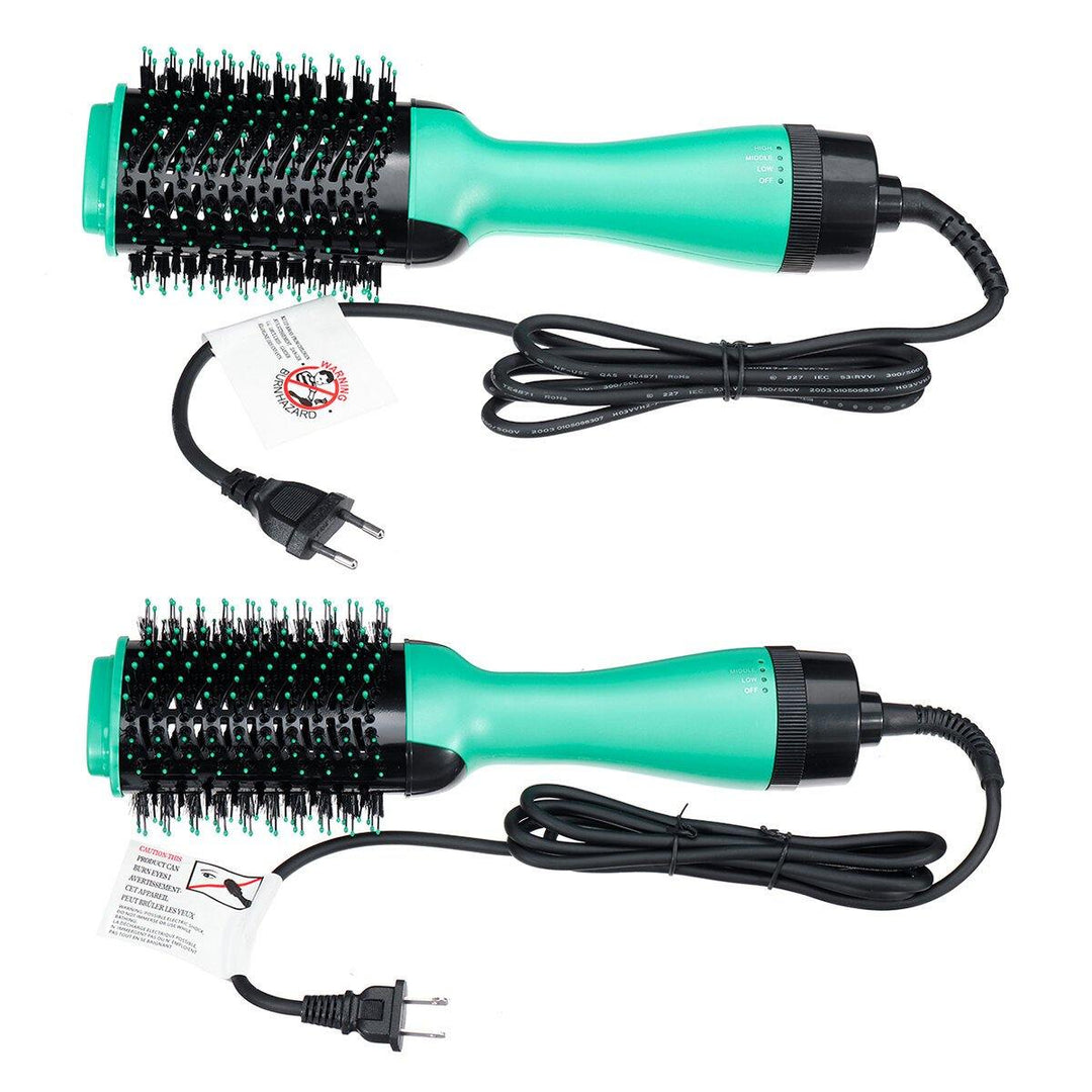 3 in 1 Electric Hair Dryer Comb Portable Negative Ion Ceramic Heating Hair Comb Multi-Functional Curling Hair Styling Tool