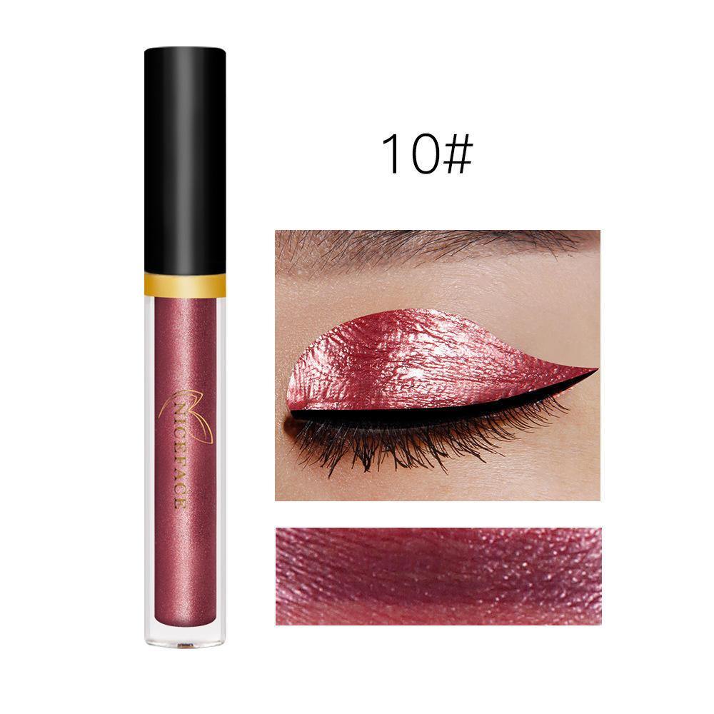 17 Colors Liquid Eye Shadow Diamond Shimmer Glitter Eye Highlighter Makeup Long-Lasting - MRSLM