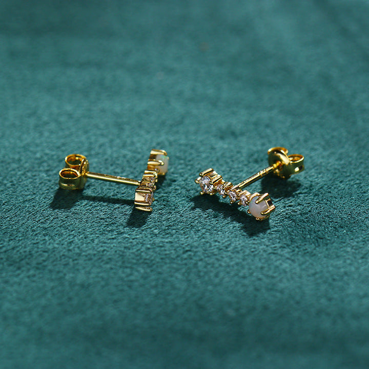 New Korean Simple Zircon Earrings