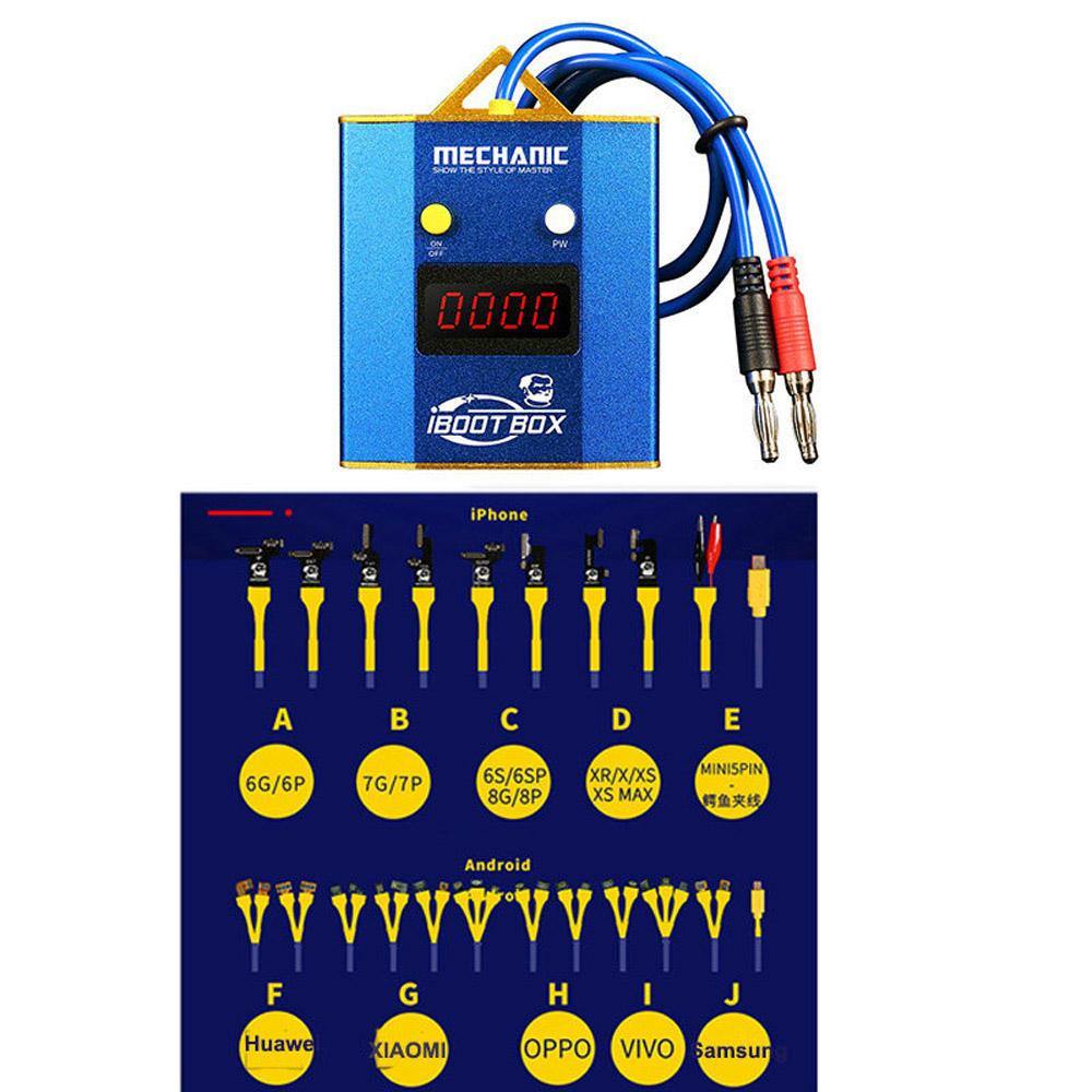 MECHANIC iBoot Box Phone Power Supply Test Cable Motherboard for iPhone Android Mobile phone Battery Repair Boot Line