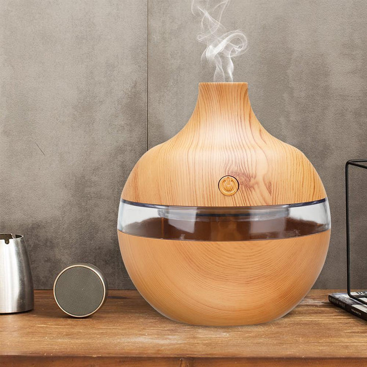 300ml 7 Color Night Lights Essential Oil Diffuser Aromatherapy Cool Mist Humidifier for Office Home Study Yoga Spa Baby USB Charging