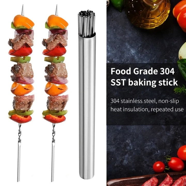 Stainless Steel BBQ Skewers Set