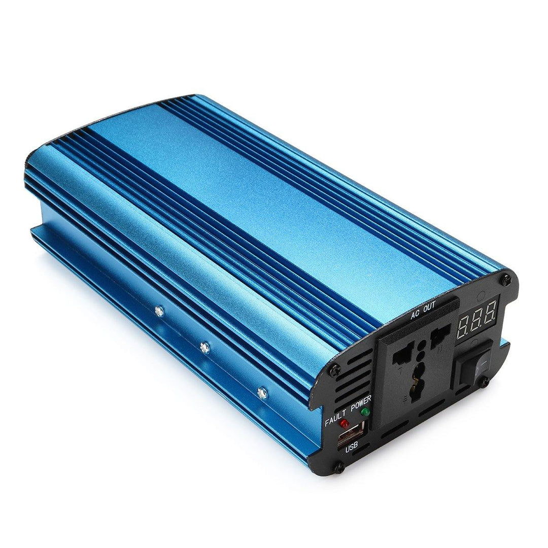 1200W PEAK DC 12V/24V to AC 220V Power Inverter Charger LED Modified Sine Wave Converter