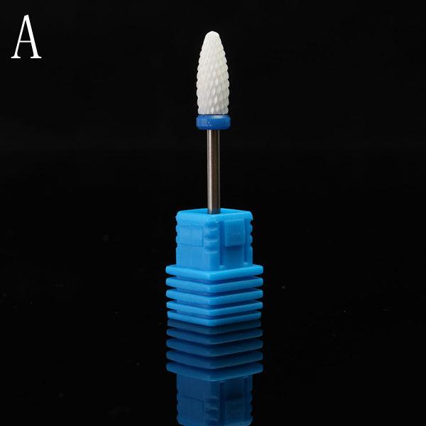 3/32" Ceramic Nail Drill Bit Pedicure Manicure Tool Sanding File Polish Gel Remover - MRSLM