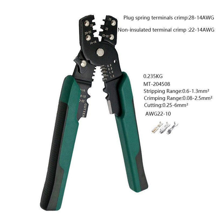 Multitool Pliers Crimping Pliers Wire Stripper Multi-functional Snap Ring Terminals Crimpper Crimping Pliers Decrustation Pliers Tools