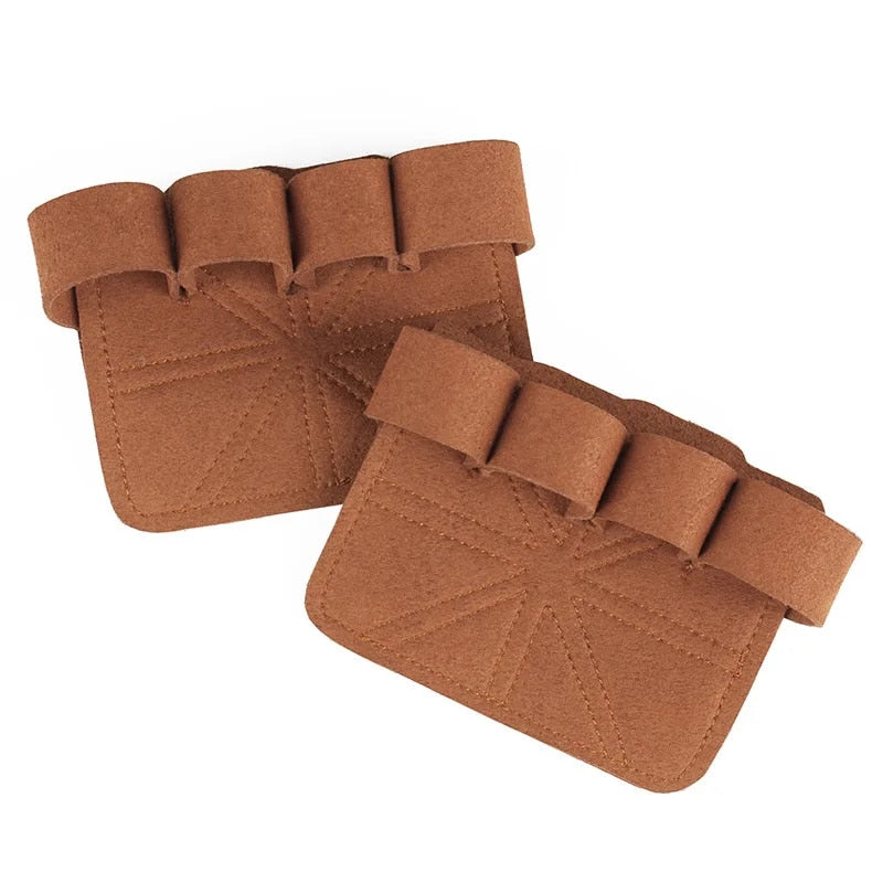 Anti-Skid Cowhide Gym Gloves for Weightlifting and CrossFit