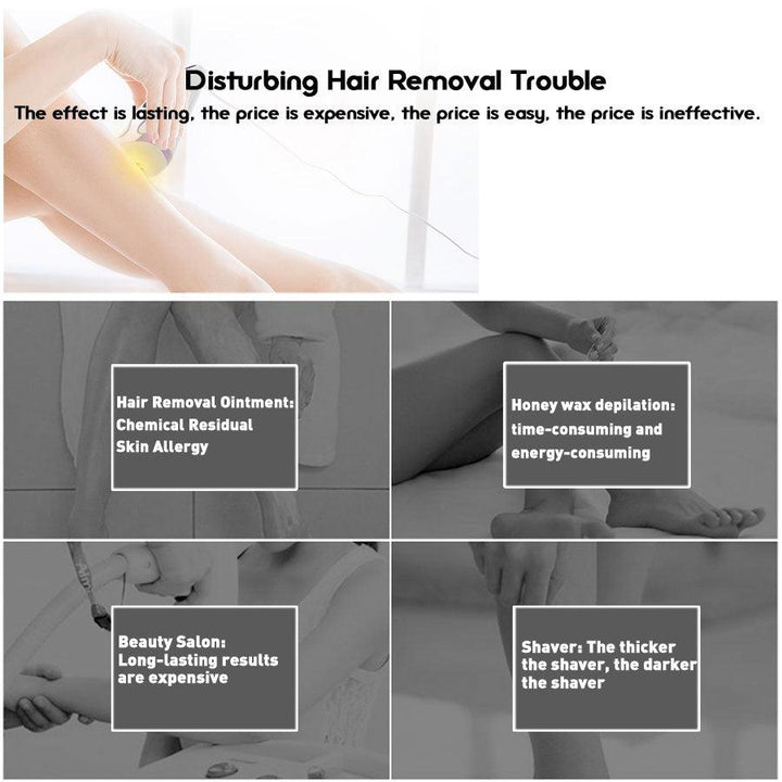 5 Speed Revolution IPL Permanent Laser Hair Removal for 300,000 Flashes Epilator Painless Electric Hair Removal 600NM-900NM