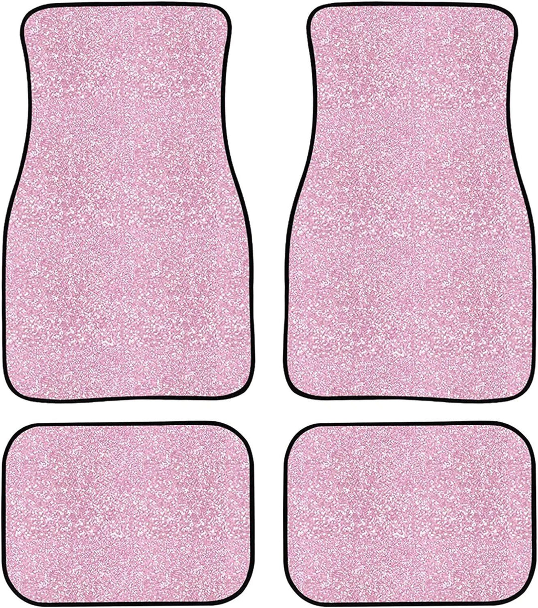 Pink Bling Print Universal Car Floor Mats