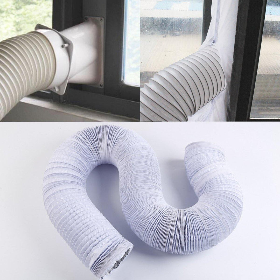 3M 5Inch Exhaust Hose PVC Flexible Ducting Air Conditioner Exhaust Hose Replacement Hose Extend Vent