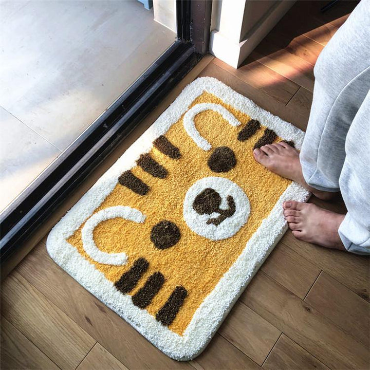 Japanese Style Bathroom Non Slip Mat Door Mat Bedroom Door Bathroom Floor Mat Household Blanket Absorbent Mat Bathroom Floor Mat - MRSLM