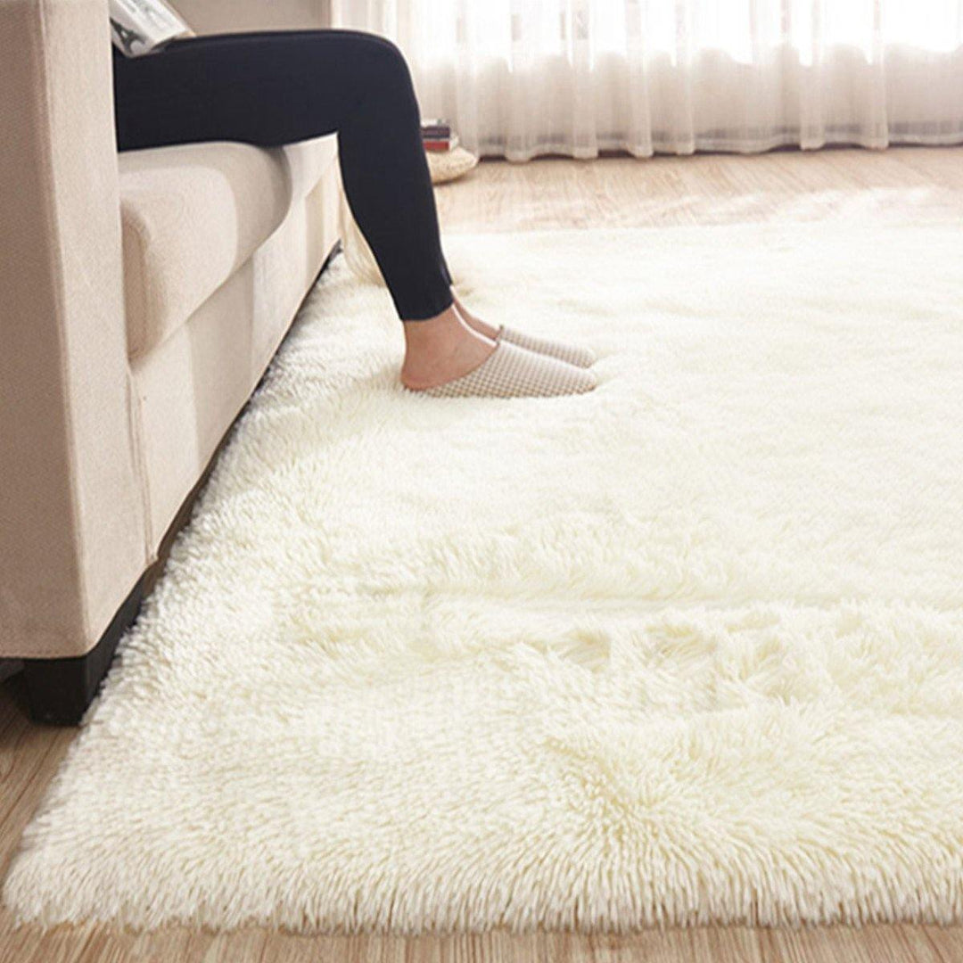 160x230cm Modern Soft Fluffy Floor Rug Anti-skid Shag Shaggy Area Rug Home Bedroom Dining Room Carpet Child Play Mat Yoga Mat - MRSLM