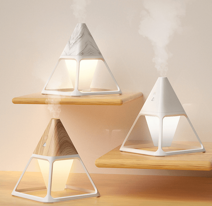 Portable Air Humidifier Night Light USB Cool Mist Maker Purifier Aromatherapy Aroma Essential Oil Diffuser