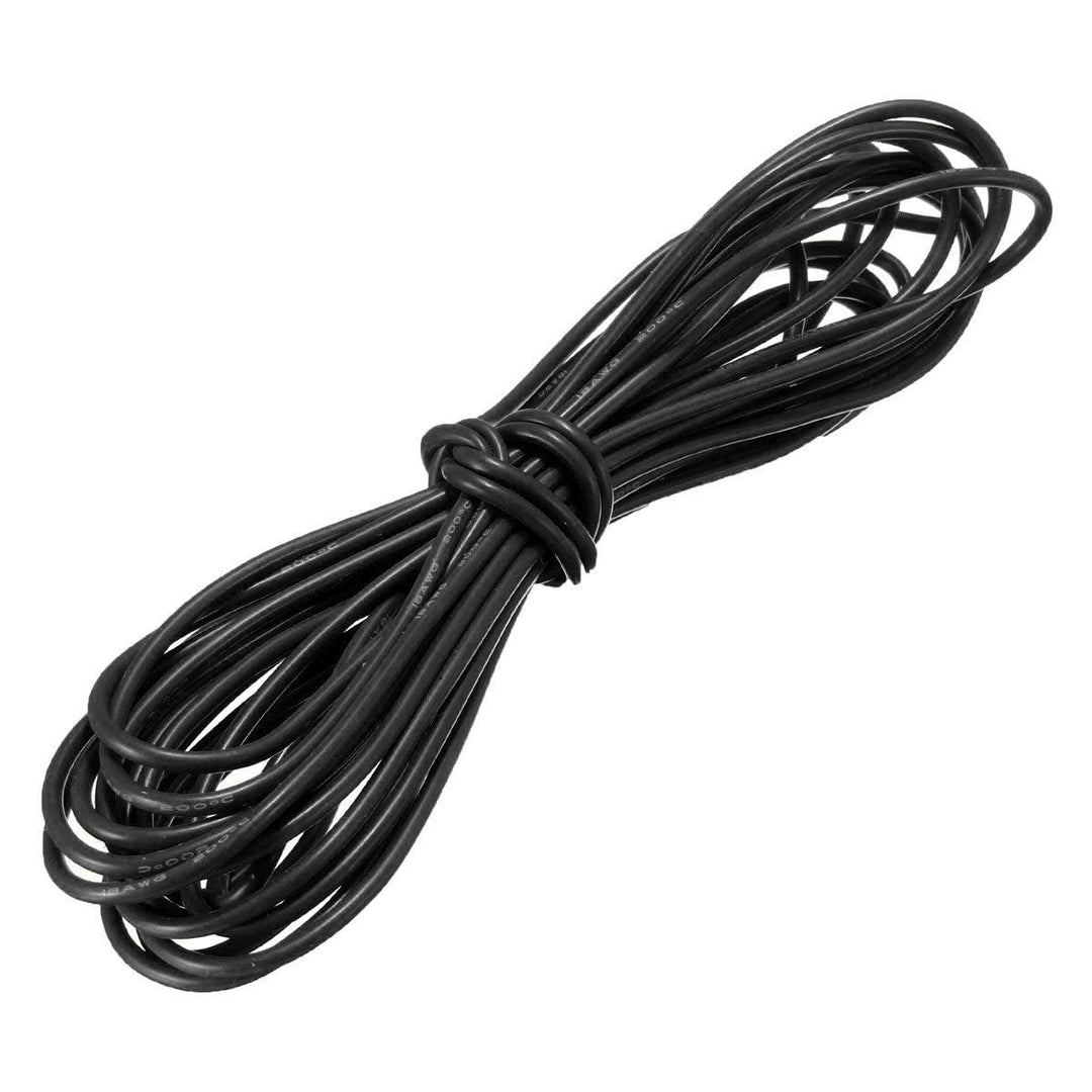 DANIU 5 Meter Black Silicone Wire Cable 10/12/14/16/18/20/22AWG Flexible Cable