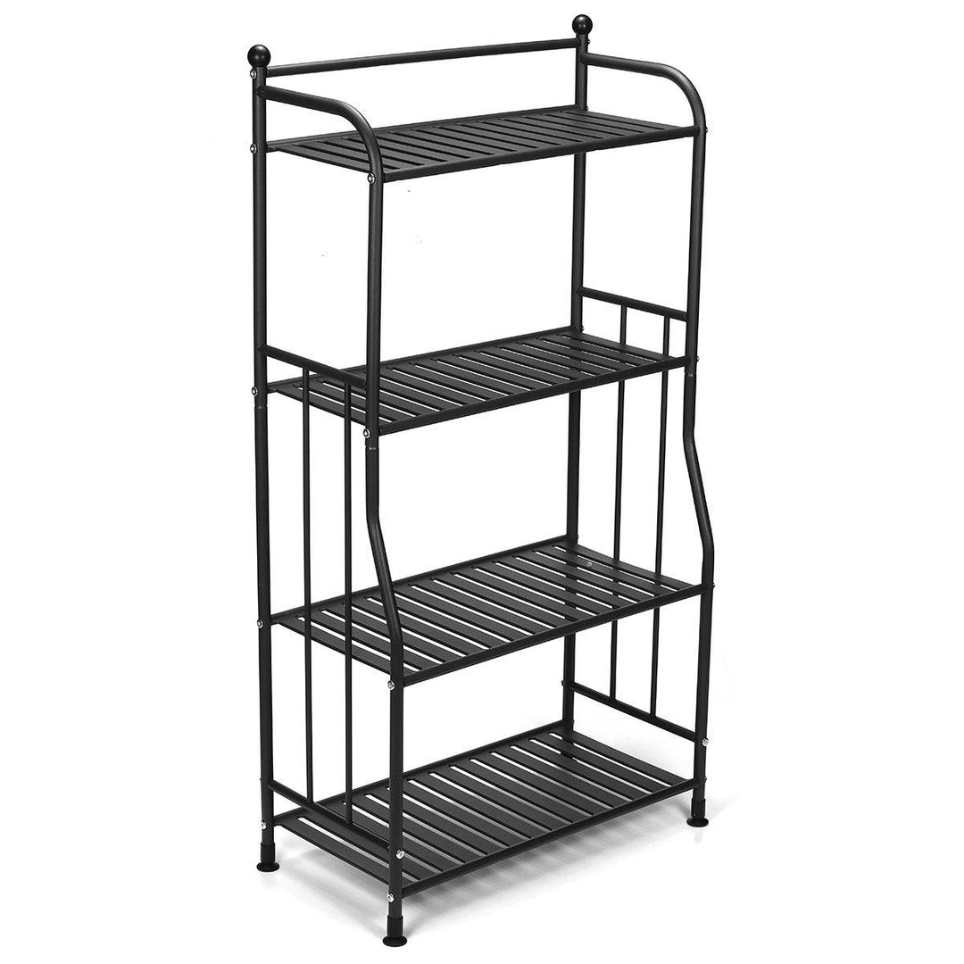 4 Tier Iron Craft Plant Flower Stand Candle Holder Flower Pot Shelf Rack