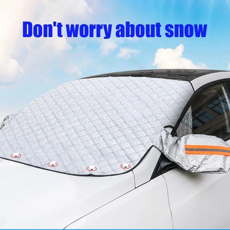 Multipurpose Magnetic Car Windshield Protector ‚Äì Snow, Ice, and Sun Cover