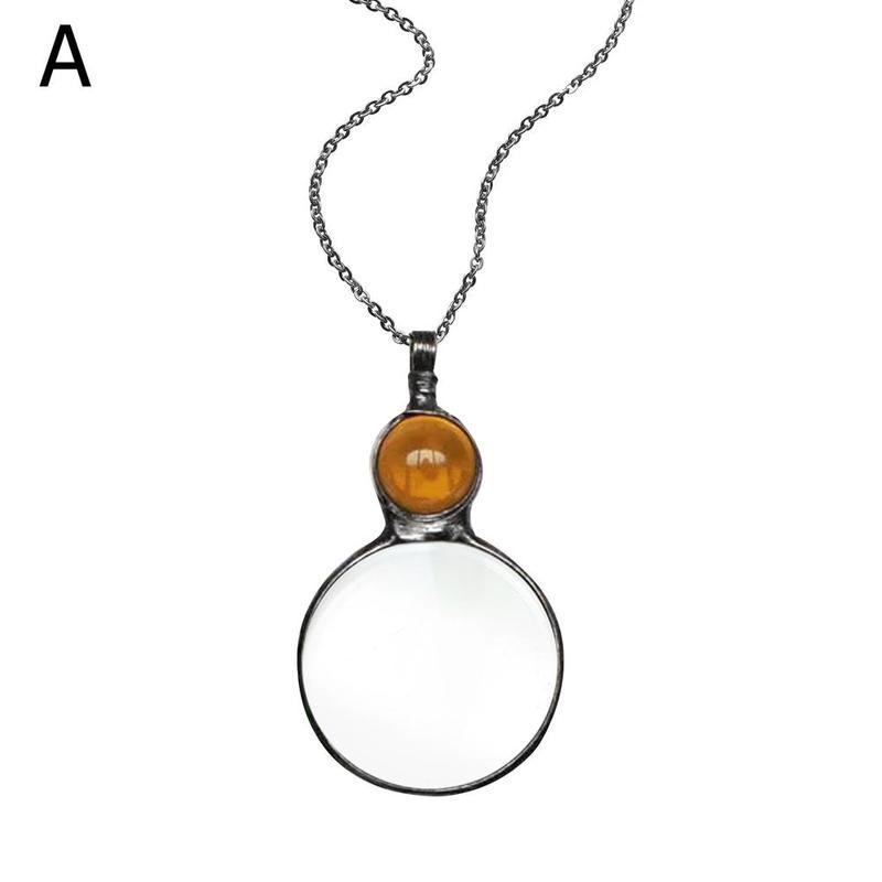 New Mother's Day Magnifying Glass Pendant Necklace