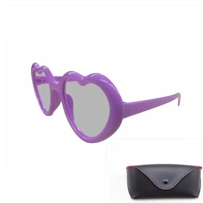 Heart-shaped Lights Become Love Special Effects Glasses Love Glasses Glasses Fashion Sunglasses - MRSLM