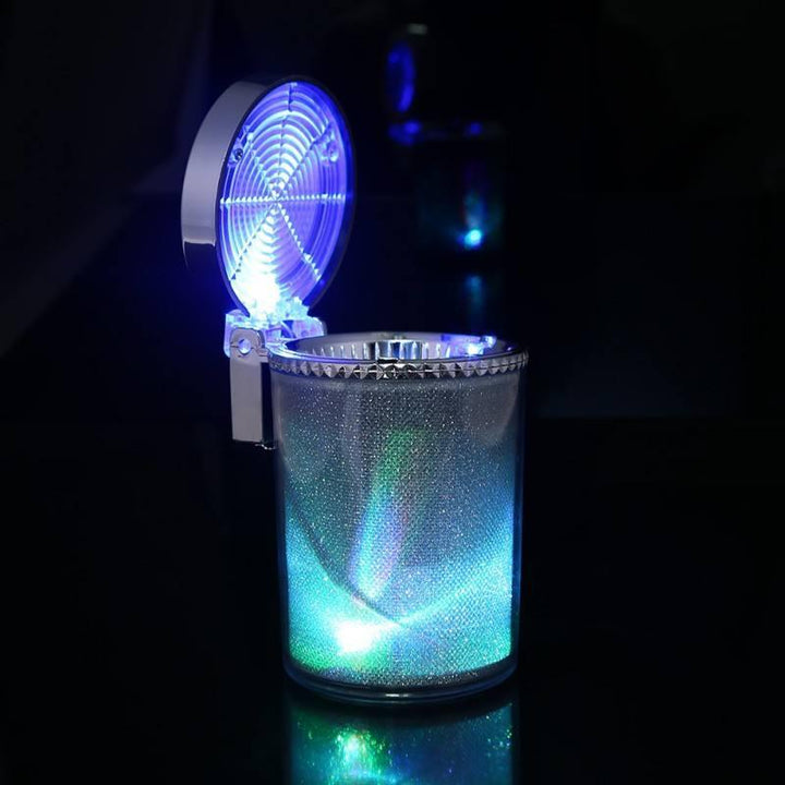 LED Light Car Ashtray