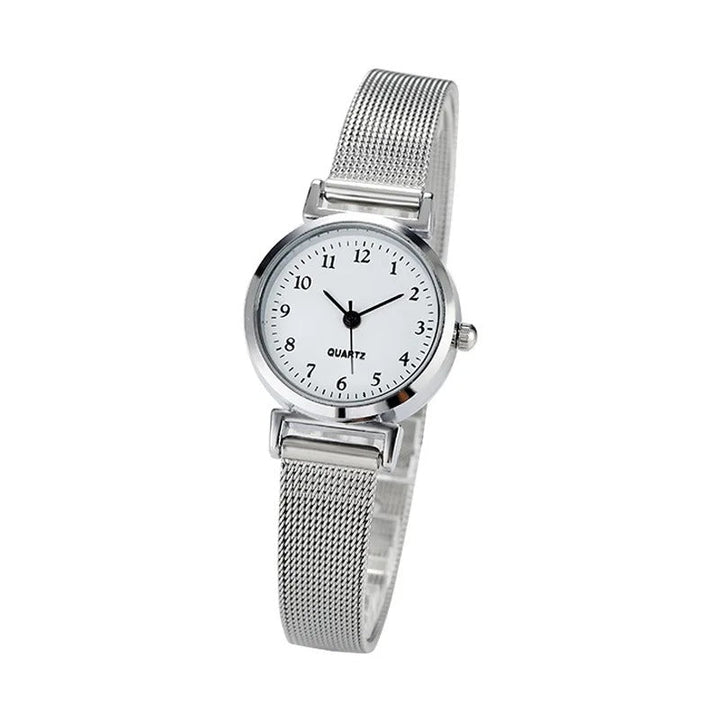 Silver Stainless Steel Women's Fashion Watch