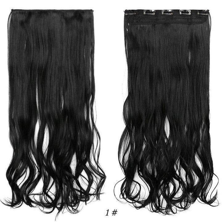 38 Colors Synthetic Hair Extensions 5 Clips False Hair Pieces Long Curly Wig