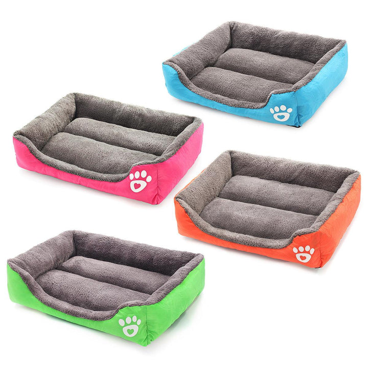 110x85x19cm Soft Dog Cat Bed Puppy Cushion House Pet Warm Kennel Mat Blanket