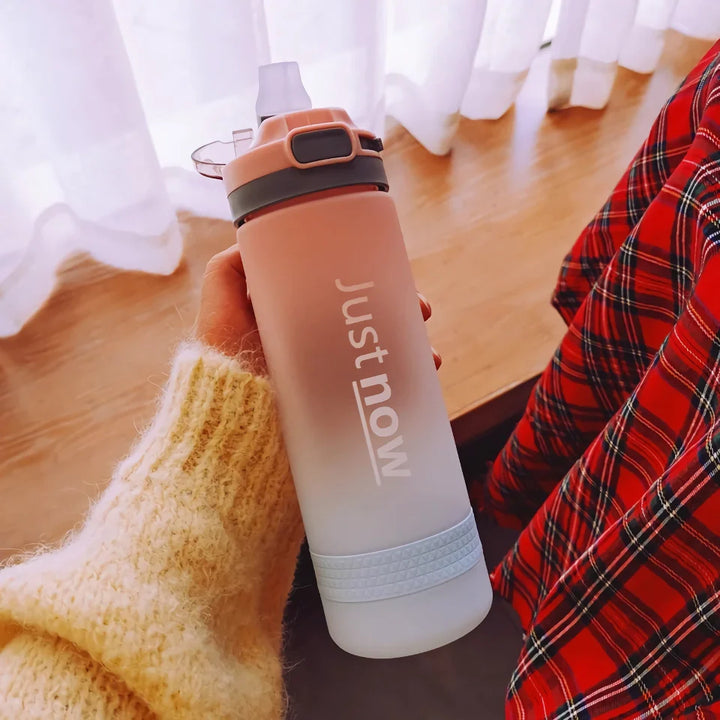 Eco-Friendly Portable Water Bottle with Straw