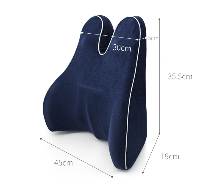 Memory Foam Waist Lumbar Side Support Pillow Spine Coccyx Protect Orthopedic Car Seat Office Sofa Chair Back Cushion