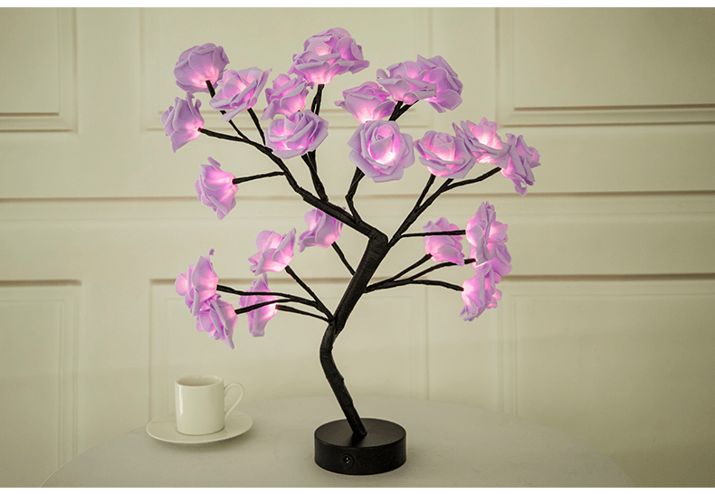 Rose Flower Tree LED Lamp - MRSLM