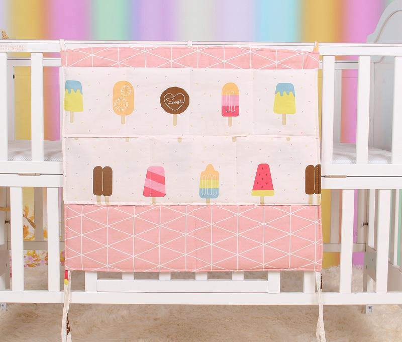 Baby Crib Bedside Hanging Multifunction Storage Bag - MRSLM