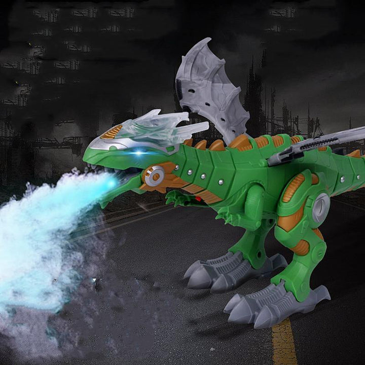 Walking Dragon Toy Fire Breathing Water Spray Dinosaur - MRSLM