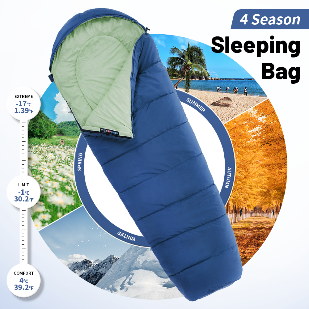 Ultralight Waterproof 4 Season Camping Sleeping Bag