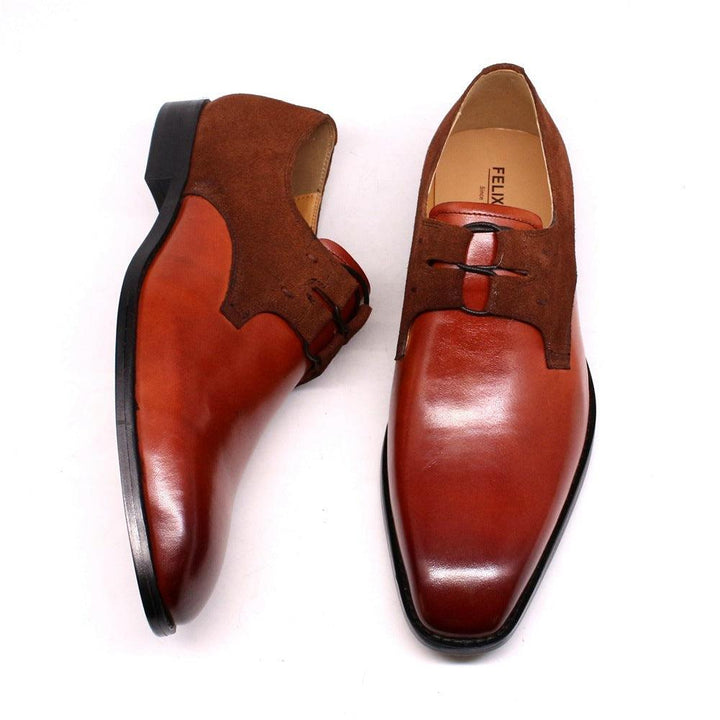 British Style Carved Leather Shoes Business Suit