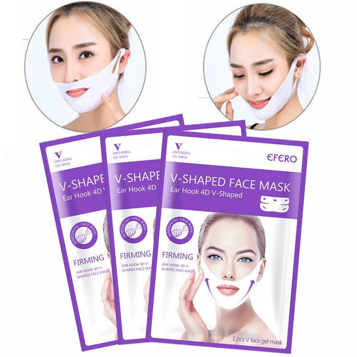 Lifting Face Masks V Shape Face Slim Chin Check Neck Lift Peel-off Mask V Shaper Face Slimming Bandage Skin Care