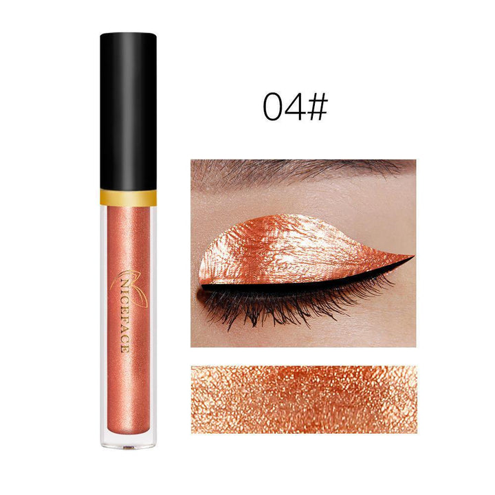 17 Colors Liquid Eye Shadow Diamond Shimmer Glitter Eye Highlighter Makeup Long-Lasting - MRSLM