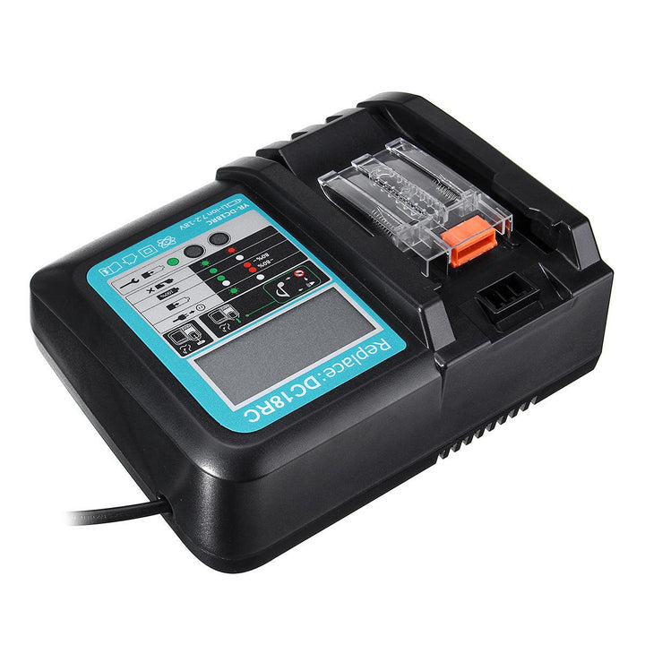 DC18RC Fast Lithium-Ion USB Battery Charger LED Display BL1830 BL1840 BL1850 For 14.4V 18V Makita Battery