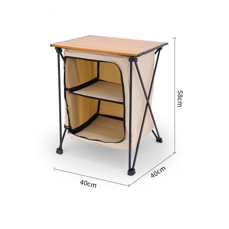 Compact 2-in-1 Outdoor Folding Table & Storage Box