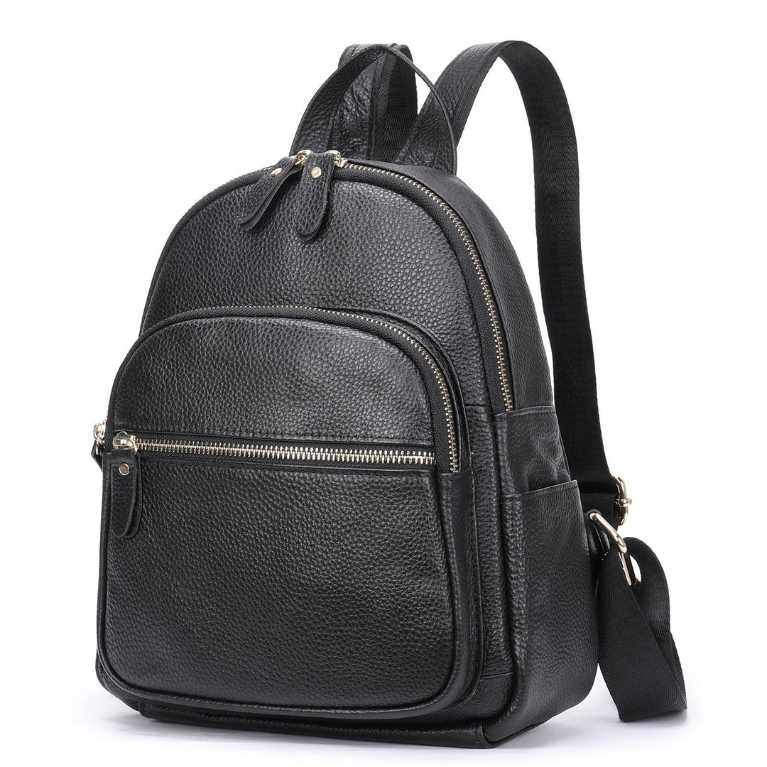 First Layer Cowhide Soft Leather Women's Backpack