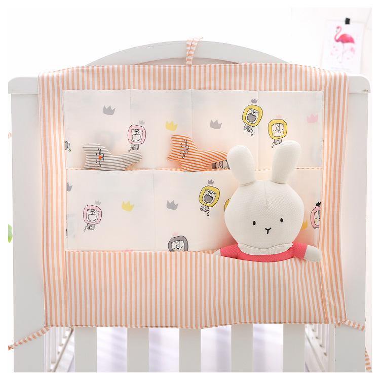 Baby Crib Bedside Hanging Multifunction Storage Bag - MRSLM