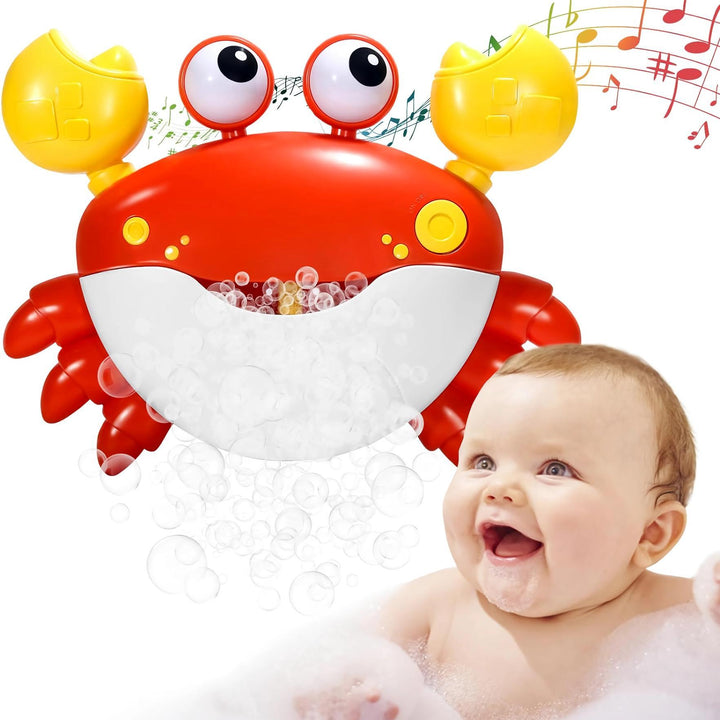 Red Crab Bath Toy Bubble Machine