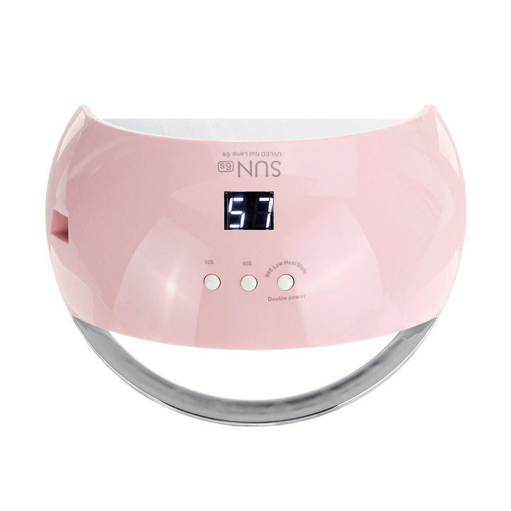 48W SUN6 LED UV Nail Lamp Light Gel Polish Cure Nail Dryer UV Lamp US/EU Plug - MRSLM