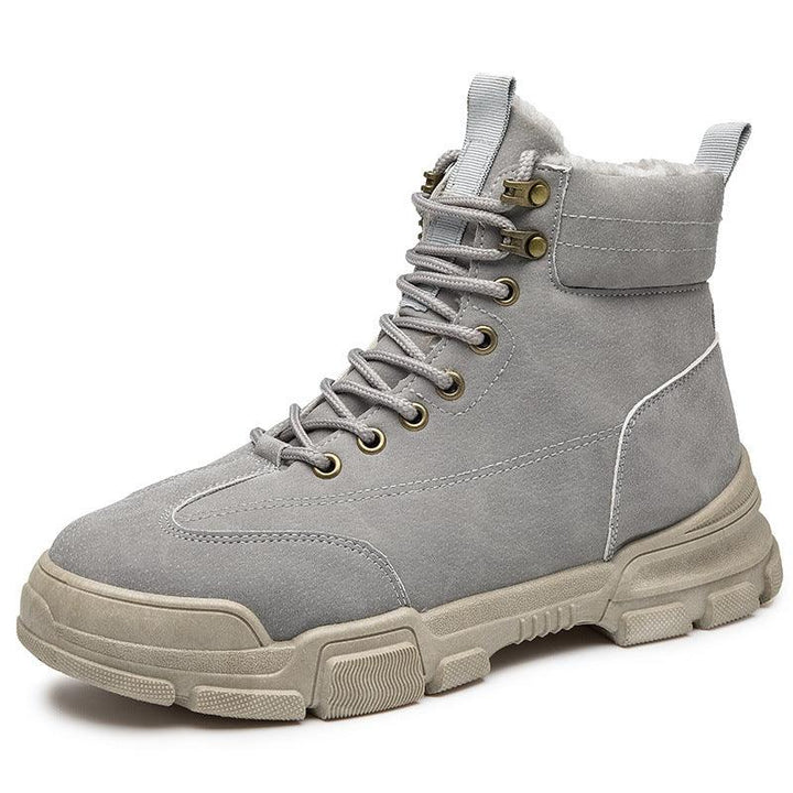 Men's high-top retro desert tooling boots